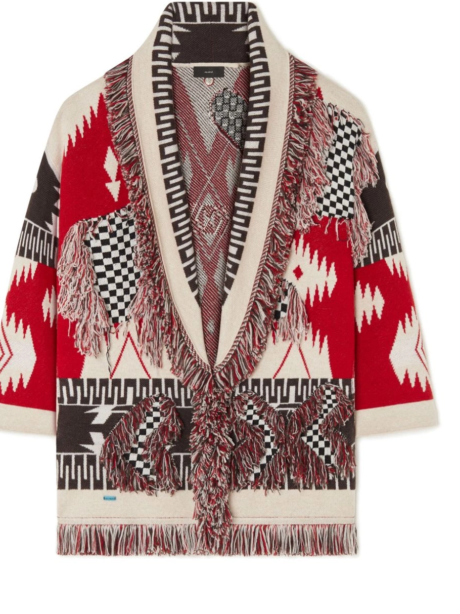 Affordable cardigan Women Alanui wool Racing Icon 0817